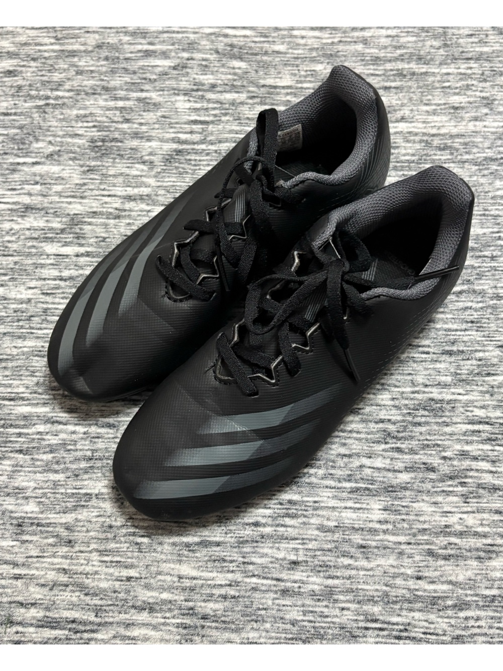 Adidas Ghosted Soccer Cleat All Black Boys Size 4